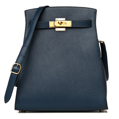 Hermes Ardennes Kelly Sport GM Bleu Marine 1 of 11