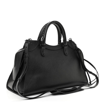 Balenciaga Grained Calfskin Black Hardware Neo Classic City Black 3 of 11