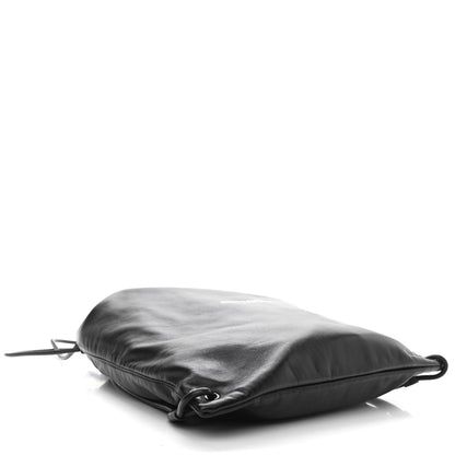 Saint Laurent Lambskin Teddy Drawstring Bag Black 5 of 12