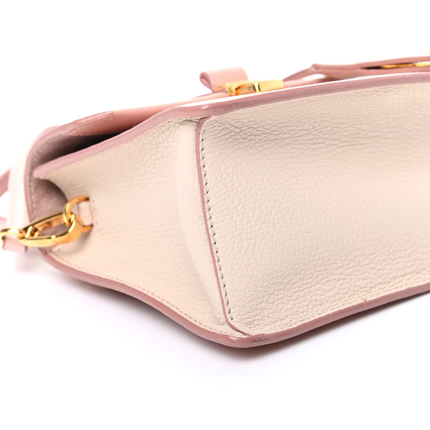 Goatskin Madras Mini Top Handle Bag Orchidea Gemma