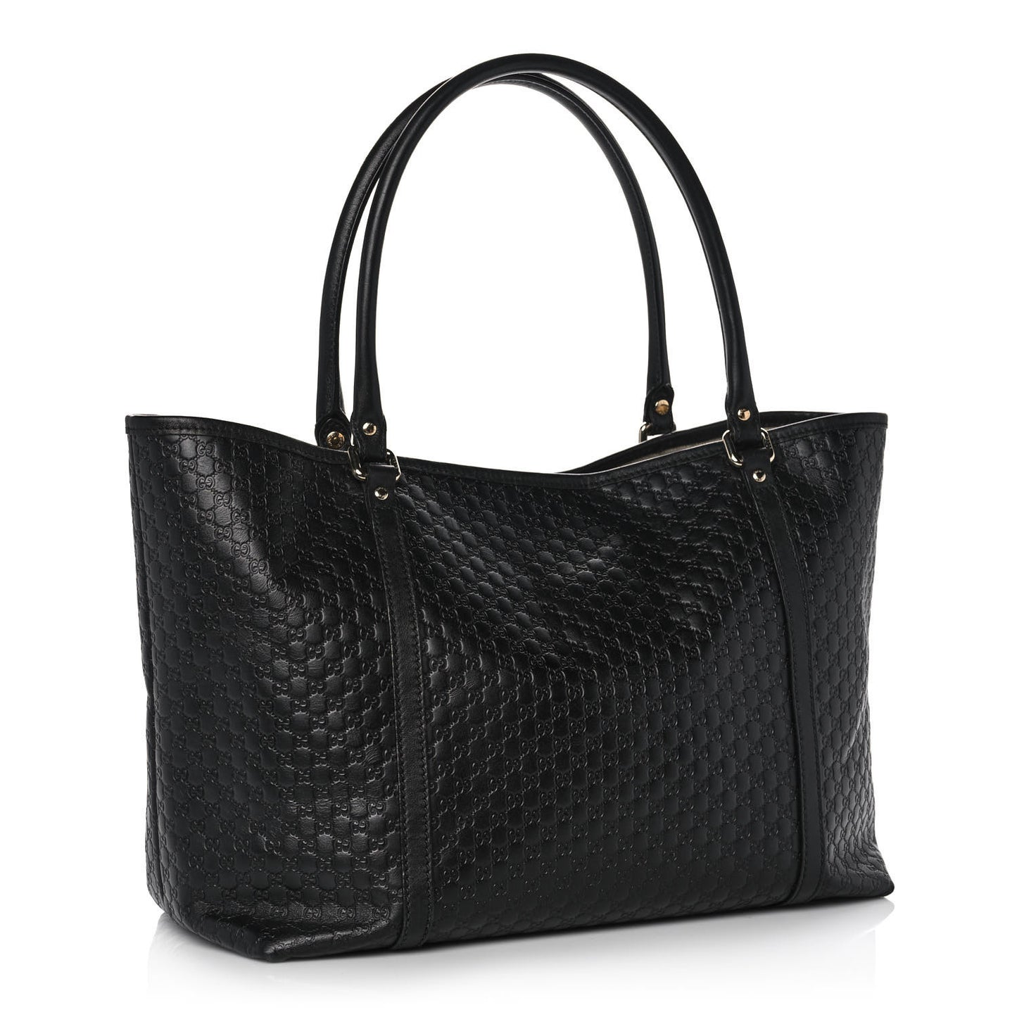 Microguccissima Medium Joy Tote Black