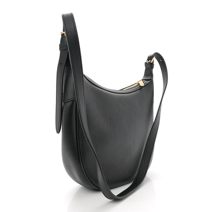 Celine Supple Calfskin Cuir Triomphe Small Heloise Shoulder Bag Black 2 of 10