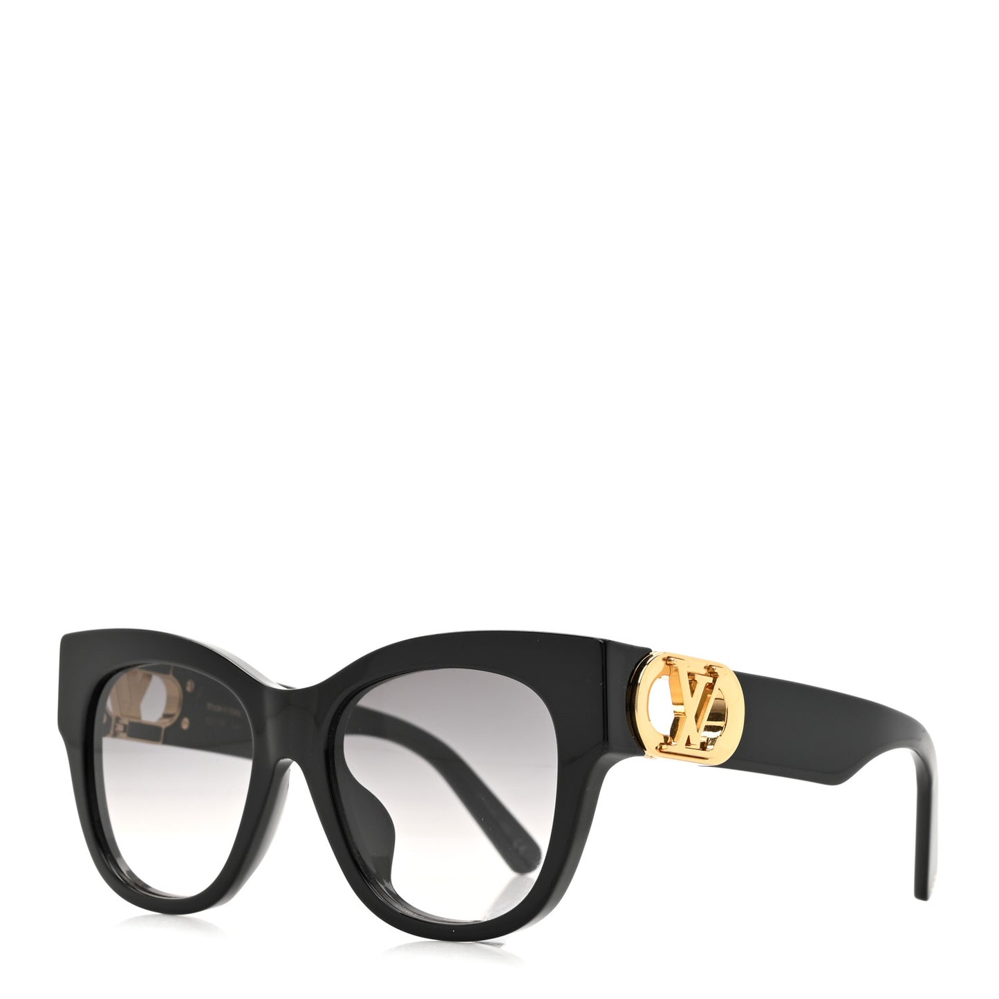 Acetate LV Link Square Sunglasses Z1568W Black