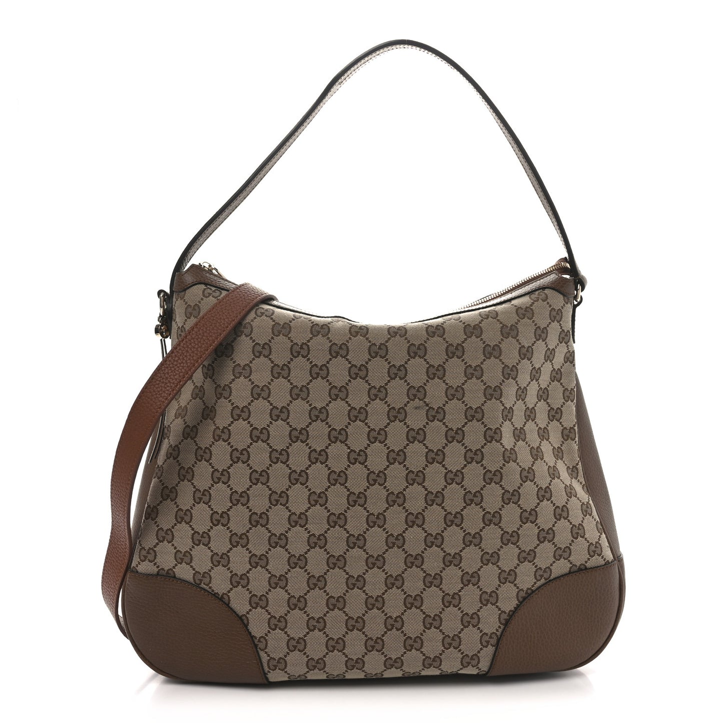 Soft GG Monogram Large Margaux Hobo Brown