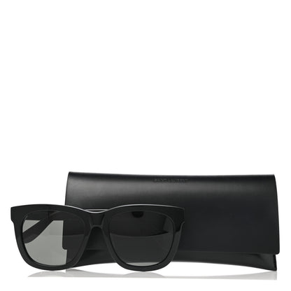 Saint Laurent Oversize Square Acetate SLM24K Sunglasses Black 8 of 8
