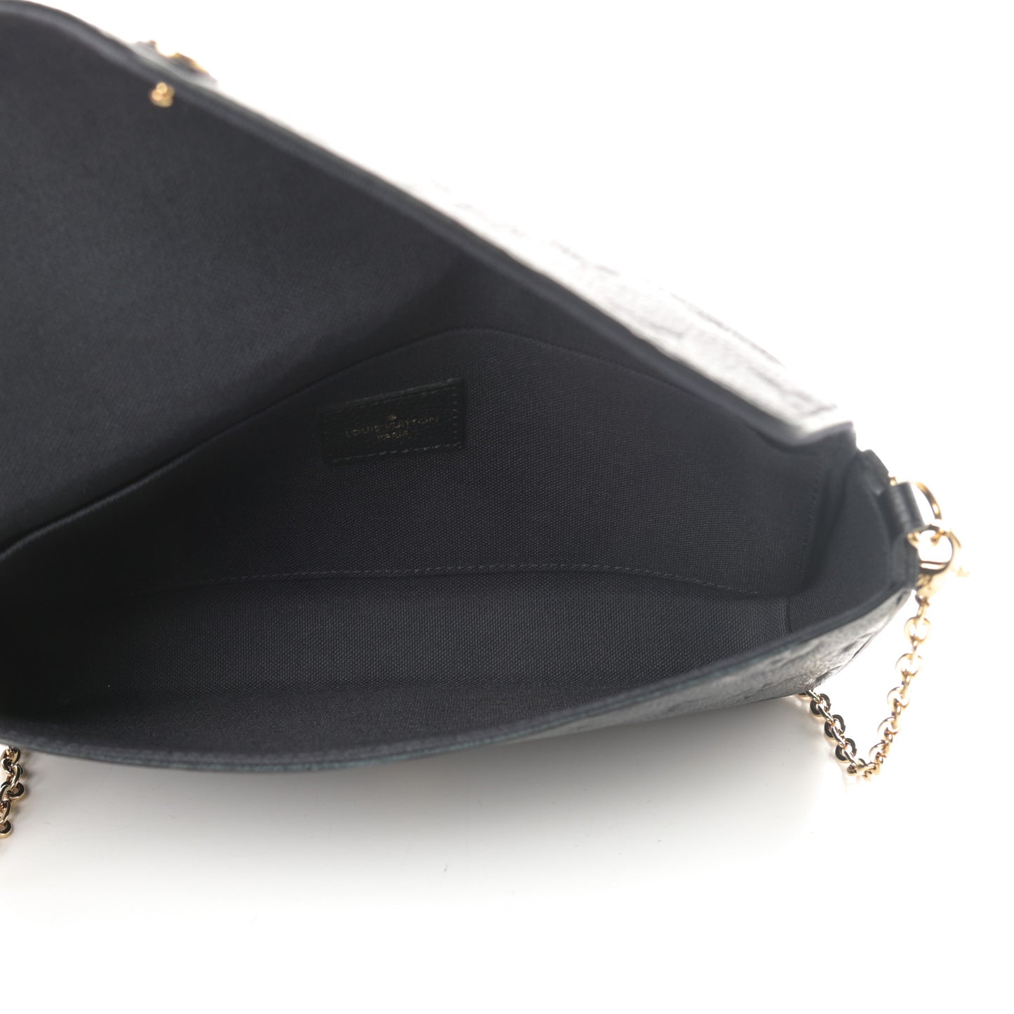 Empreinte Pochette Felicie Chain Wallet Black
