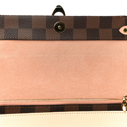 Louis Vuitton Damier Ebene Vavin Chain Wallet Creme 10 of 11