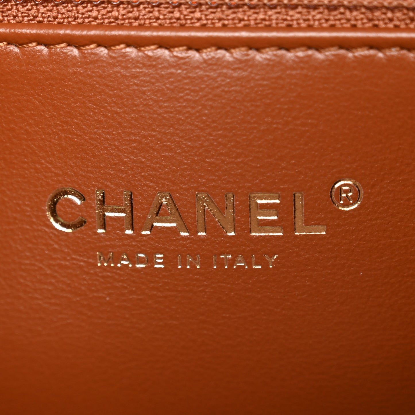 Caviar Quilted Small Coco Chain Handle Flap Brown