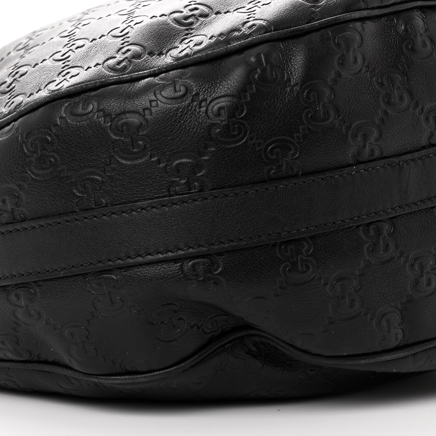 Gucci Guccissima Medium GG Twins Hobo Black 9 of 13