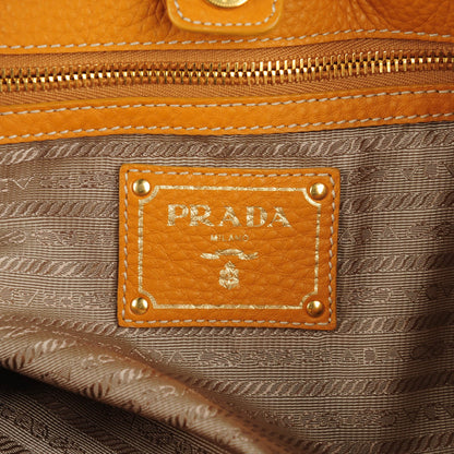 Prada Vitello Daino Tote Ocra 8 of 10