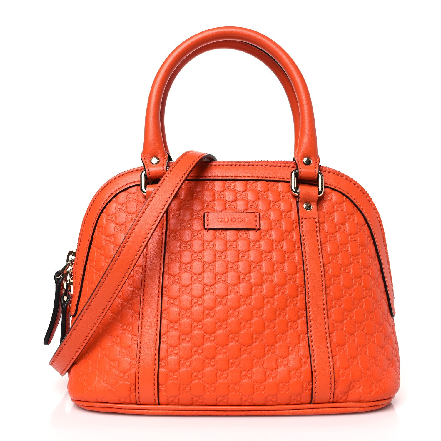 Gucci Microguccissima Mini Dome Bag Sun Orange 1 of 9