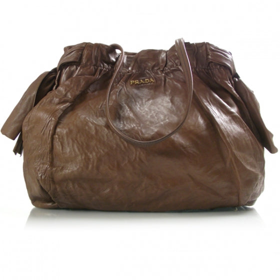 Prada Nappa Antique Bow Bag Cocco 1 of 11