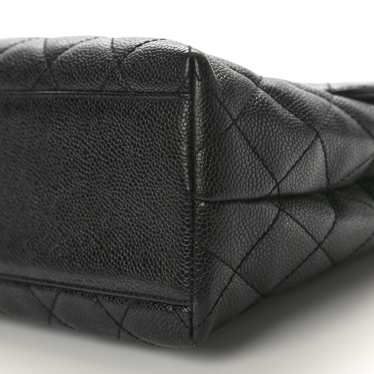 Chanel Caviar Quilted Jumbo Kelly Flap Black 11 of 11