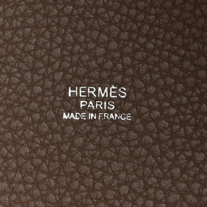 Hermes Taurillon Clemence Picotin Lock 18 PM Etoupe 6 of 10