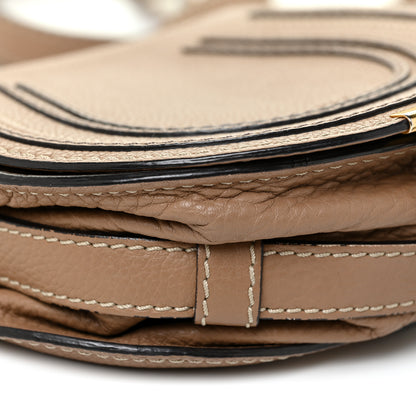 Chloe Calfskin Mini Marcie Round Crossbody Bag Nut 8 of 14