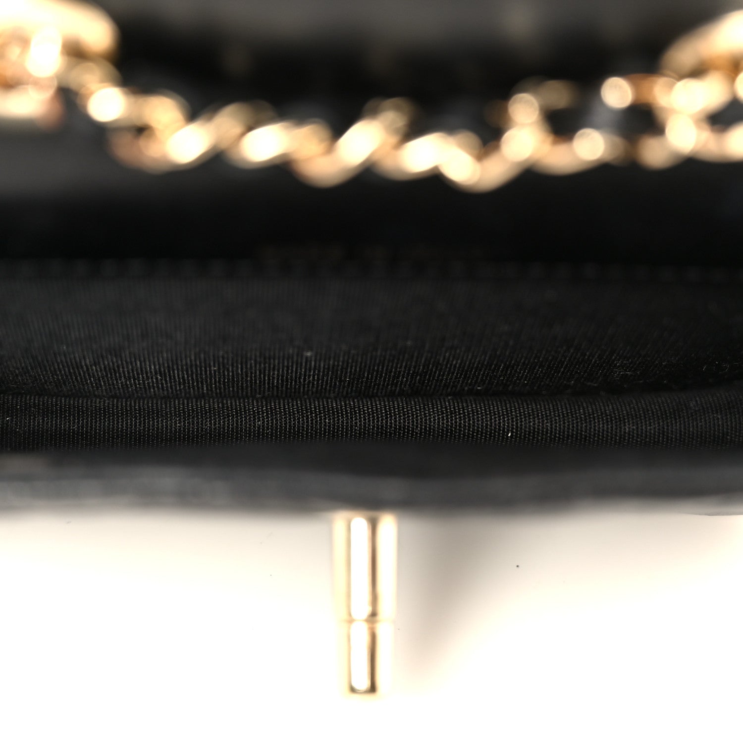 Chanel Lambskin Quilted Trendy CC Card Holder On Chain Black 5 of 12