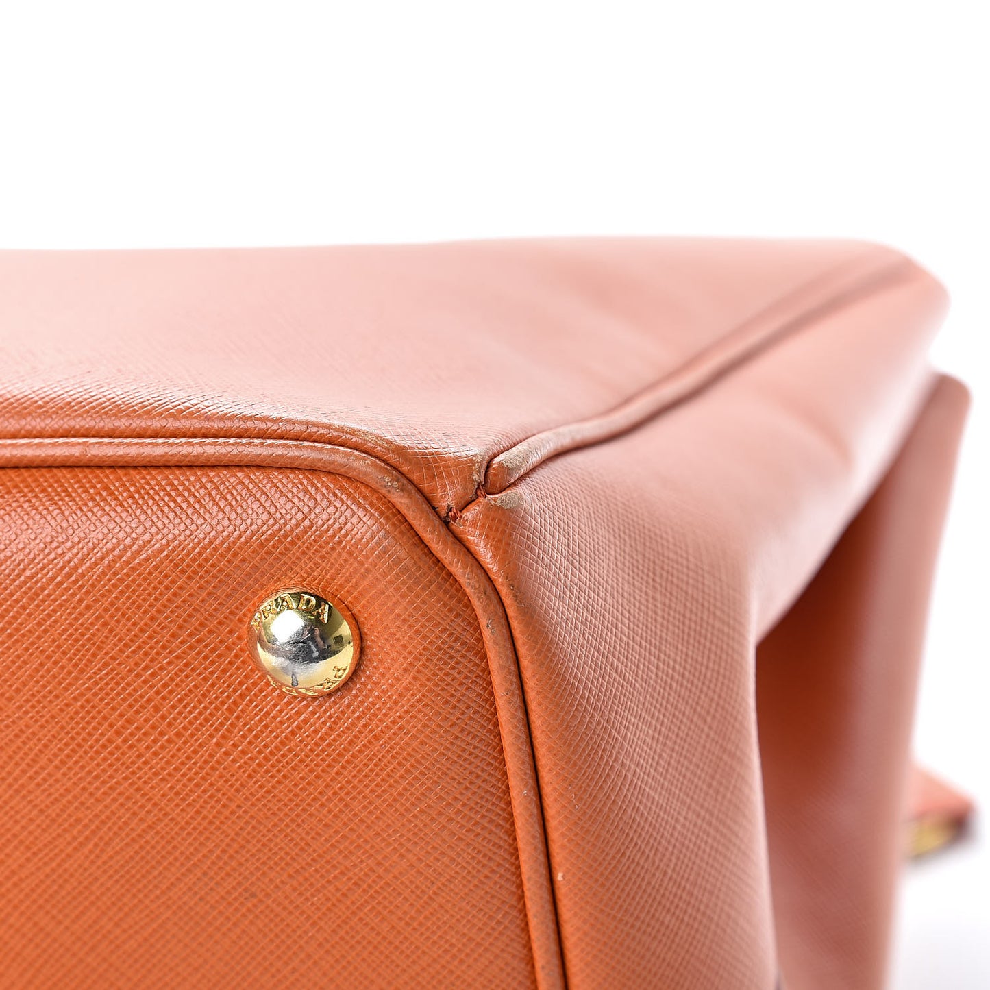 Saffiano Lux Large Tote Papaya
