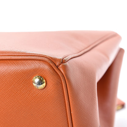 Prada Saffiano Lux Large Tote Papaya 11 of 18