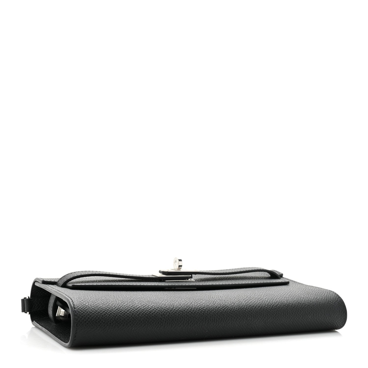 Hermes Epsom Kelly Wallet To Go Black 4 of 11