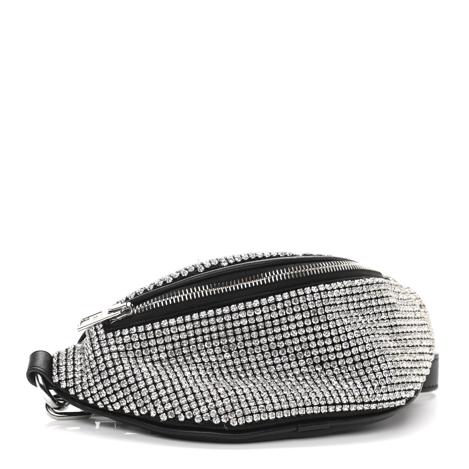 Alexander Wang Rhinestone Mesh Mini Attica Belt Bag Black 5 of 11