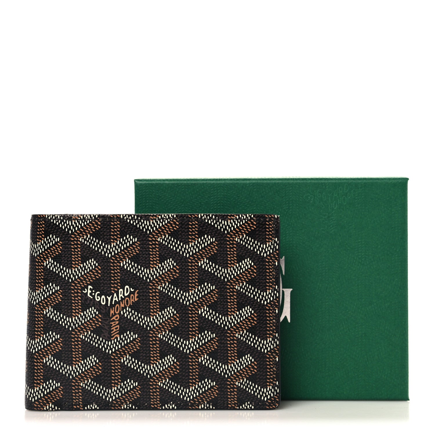 Goyard Goyardine Bi-Fold Victoire PM Wallet Black 7 of 7
