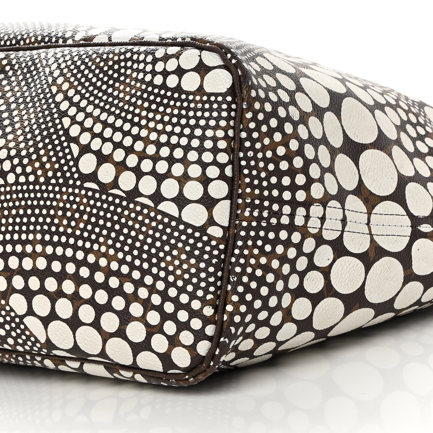 Louis Vuitton Monogram Kusama Waves Neverfull MM White 10 of 20
