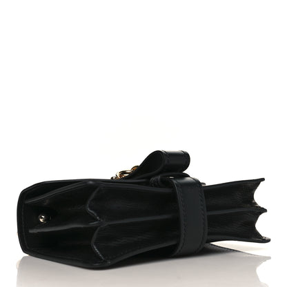 Chloe Shiny Goatskin Calfskin Aby Chain Shoulder Bag Black 4 of 9
