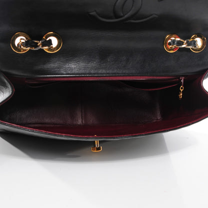 Chanel Lambskin Quilted XL Jumbo Flap Black 2 of 10