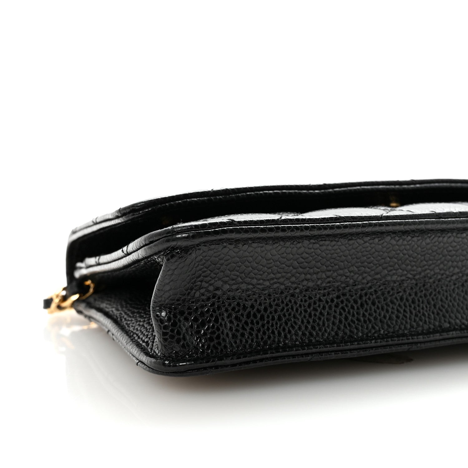 Chanel Caviar Quilted Wallet on Chain WOC Black 10 of 12