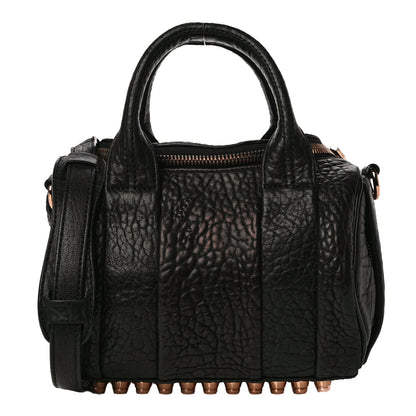 Alexander Wang Pebbled Lambskin Mini Rockie Black Rose Gold Hardware 1 of 18