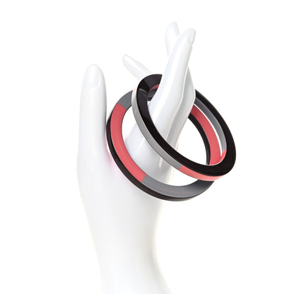 Hermes Lacquered Wood Crudsell 2 Stations Bangles 65 2 of 4