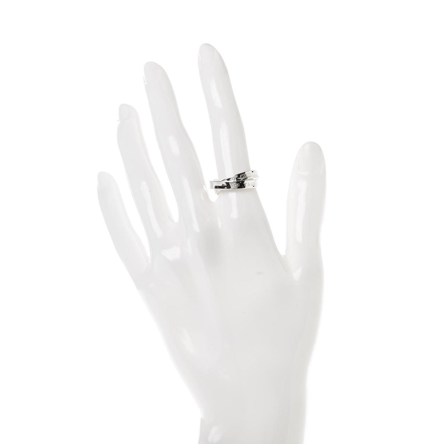 Sterling Silver 1837 Interlocking Ring 52 6