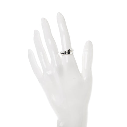Tiffany Sterling Silver 1837 Interlocking Ring 52 6 2 of 4