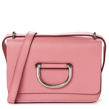 Burberry Goatskin Mini D-Ring Bag Bright Coral Pink 1 of 11