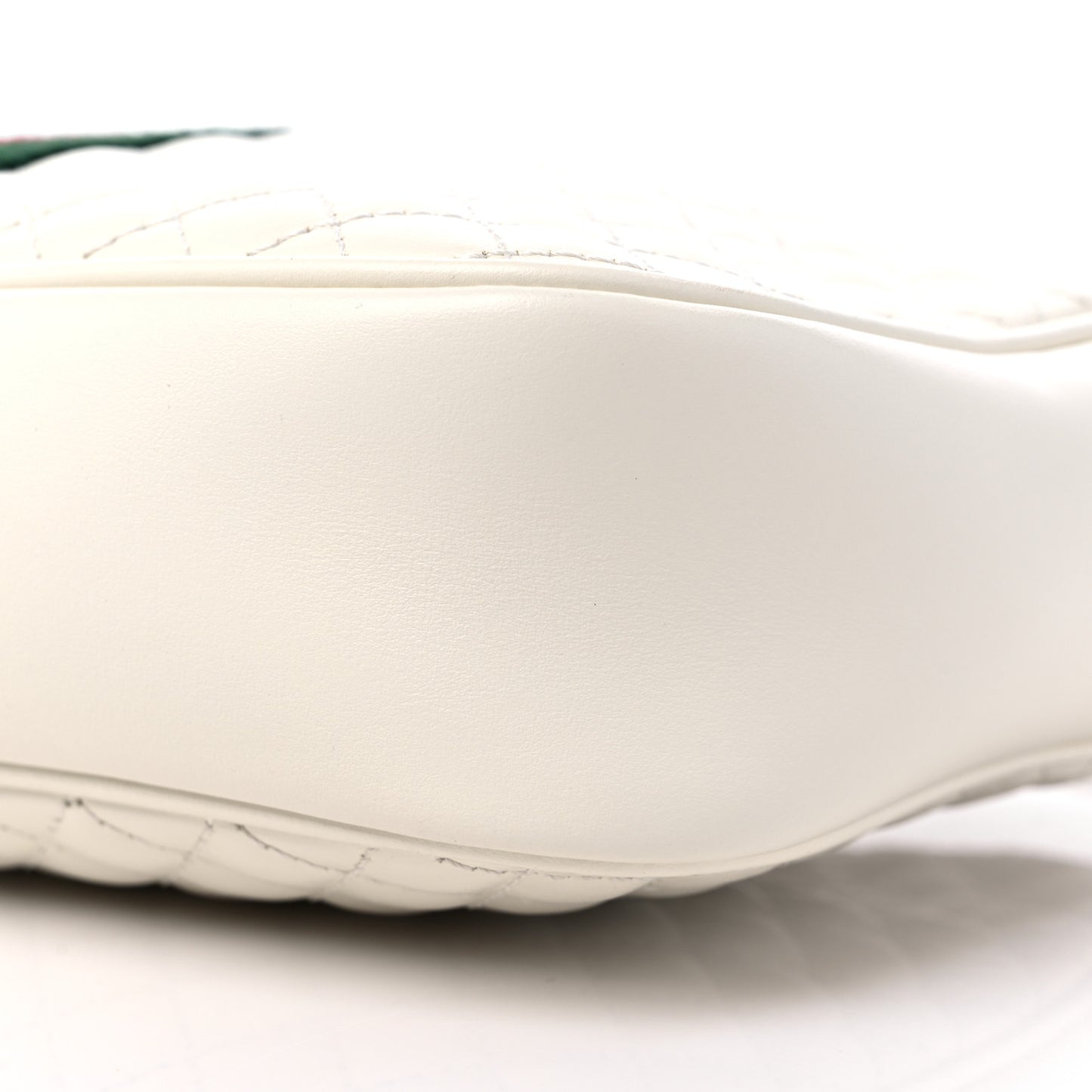 Nappa Web Trapuntata Small GG Shoulder Bag White