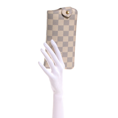 Louis Vuitton Damier Azur Sunglasses Case MM 2 of 6