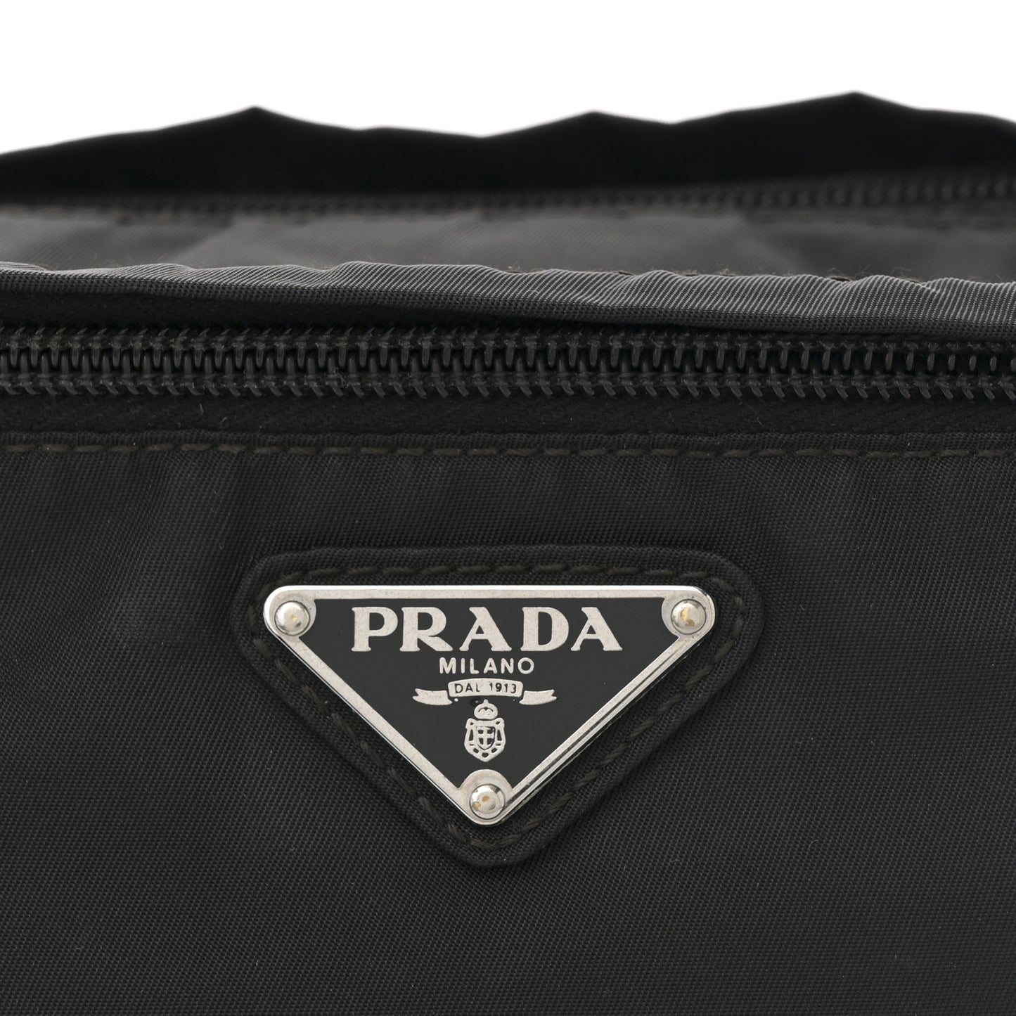 Tessuto Nylon Montagna Belt Bag Black