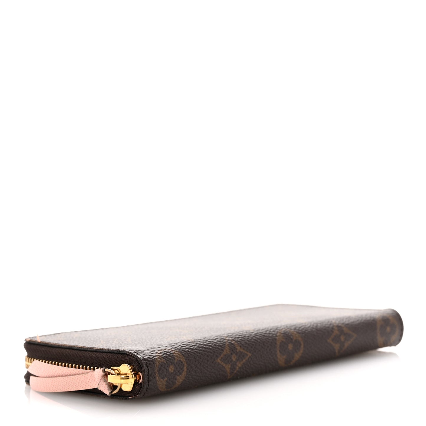 Monogram Clemence Wallet Rose Ballerine