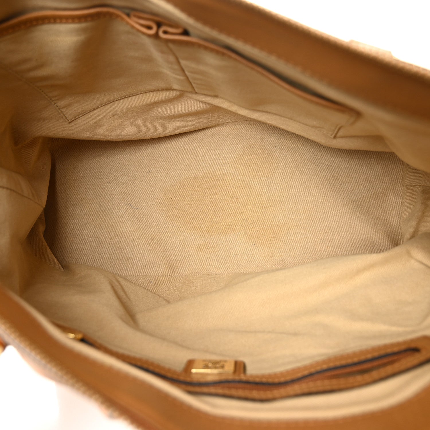 MCM Visetos Medium Essentials Shopper Tote Cognac 5 of 11