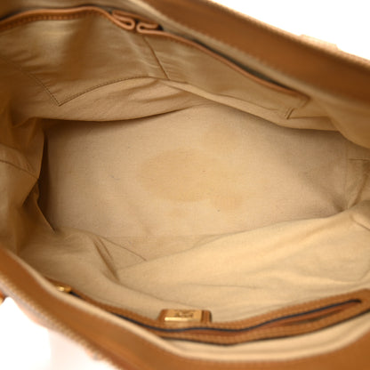 MCM Visetos Medium Essentials Shopper Tote Cognac 5 of 11