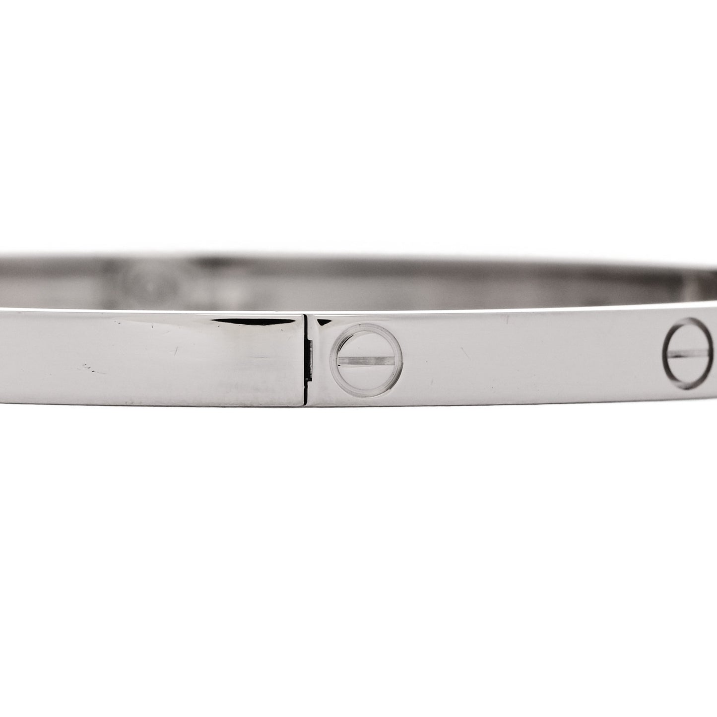 18K White Gold Small LOVE Bracelet 18