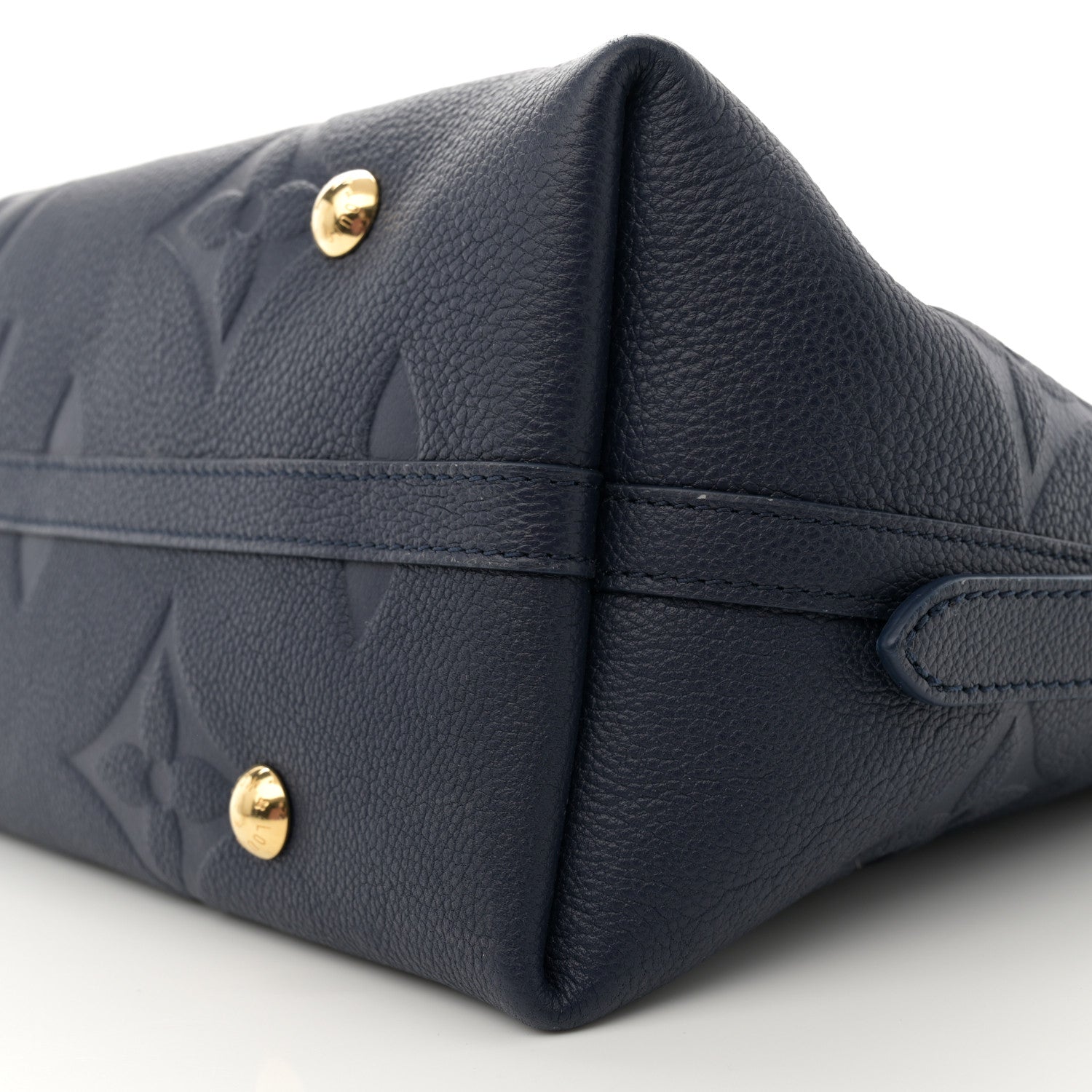 Louis Vuitton Empreinte Monogram Giant CarryAll MM Navy 10 of 11