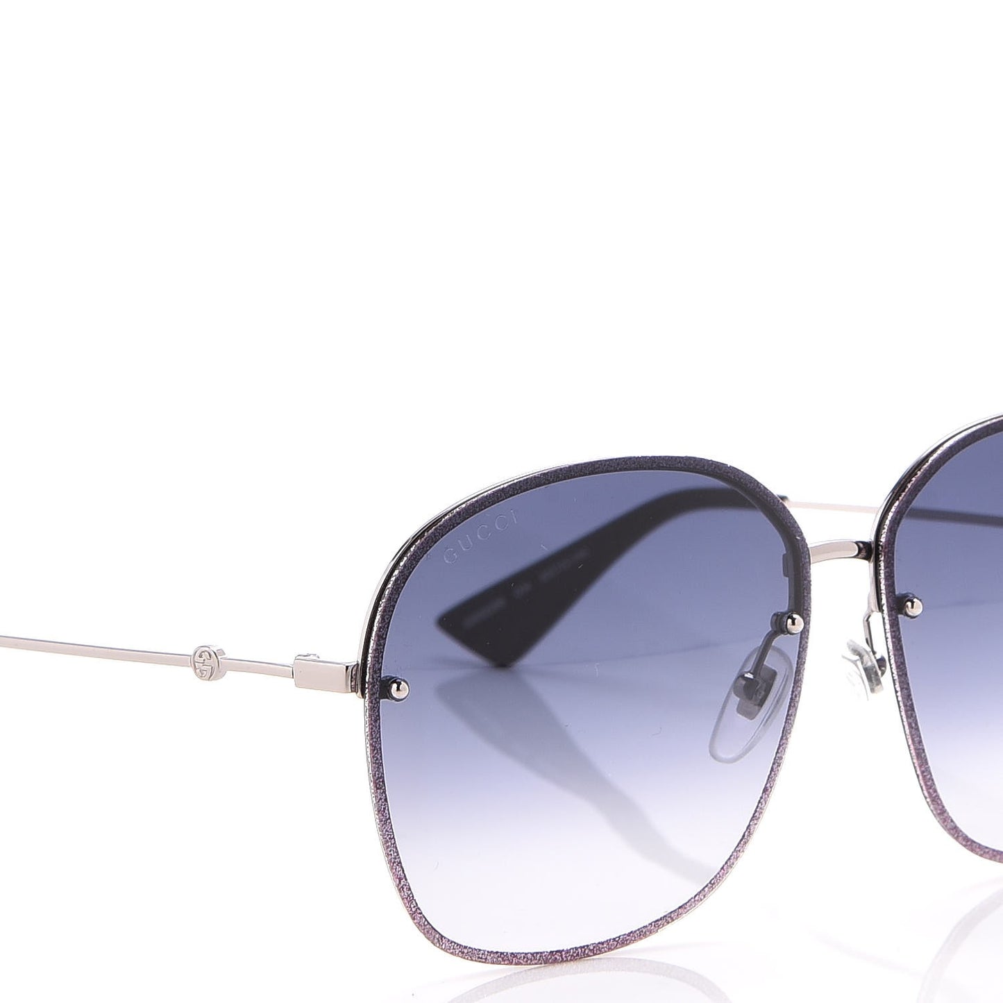 Square Frame Sunglasses GG0228S Purple