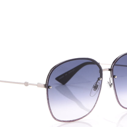 Gucci Square Frame Sunglasses GG0228S Purple 5 of 9
