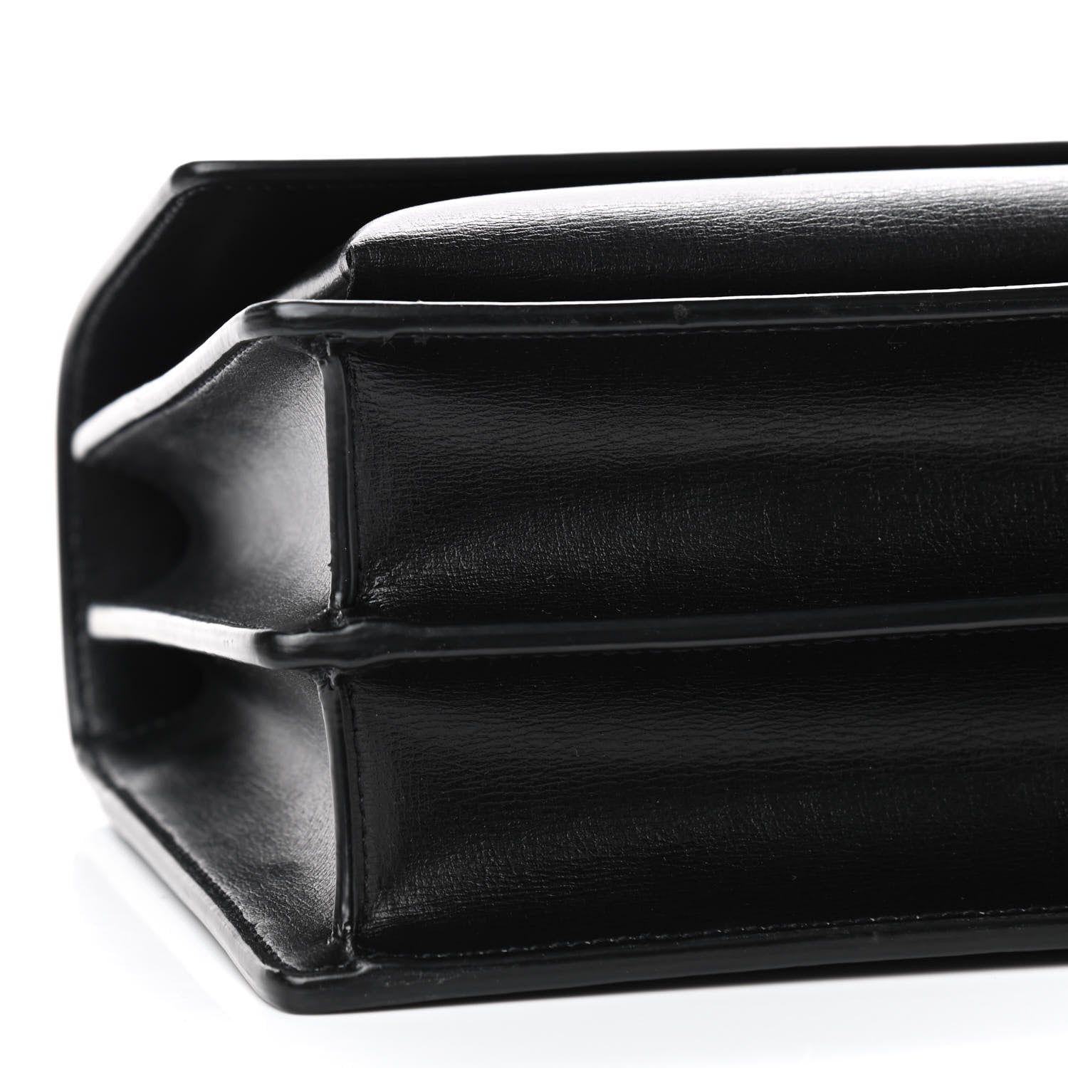 Saint Laurent Calfskin Medium Monogram Sunset Black 6 of 9
