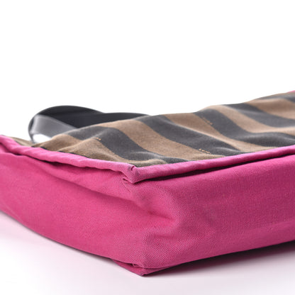 Fendi Pequin Small Shopping Tote Fuchsia 10 of 11