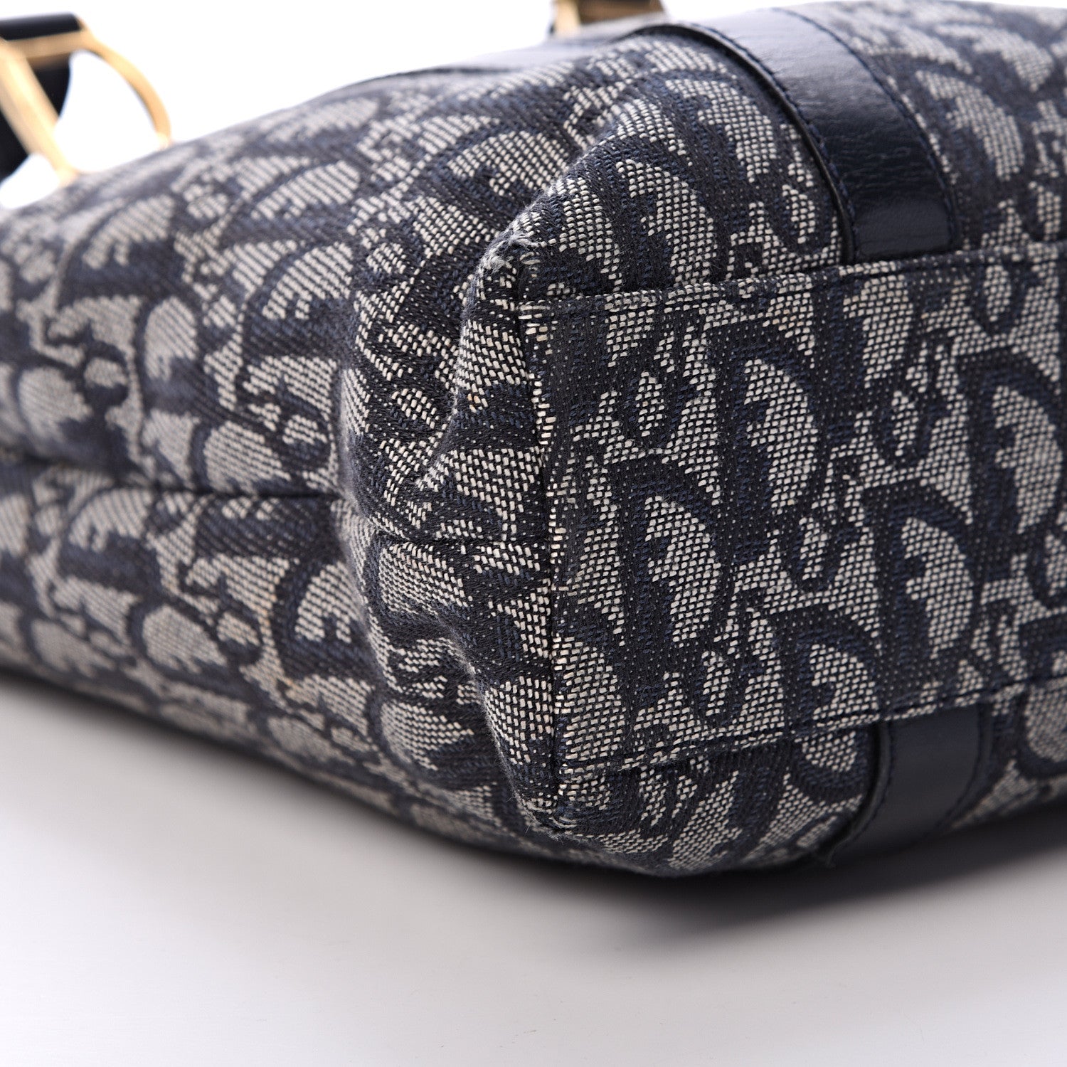 Christian Dior Monogram Tote Blue 8 of 13