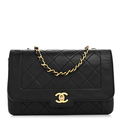 Chanel Lambskin Medium Single Flap Black 1 of 15