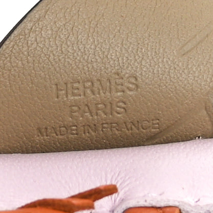 Hermes Milo Lambskin Grigri Rodeo Pegase Horse Bag Charm PM Mauve Pale Pain D'Epice Beige Marfa 3 of 5