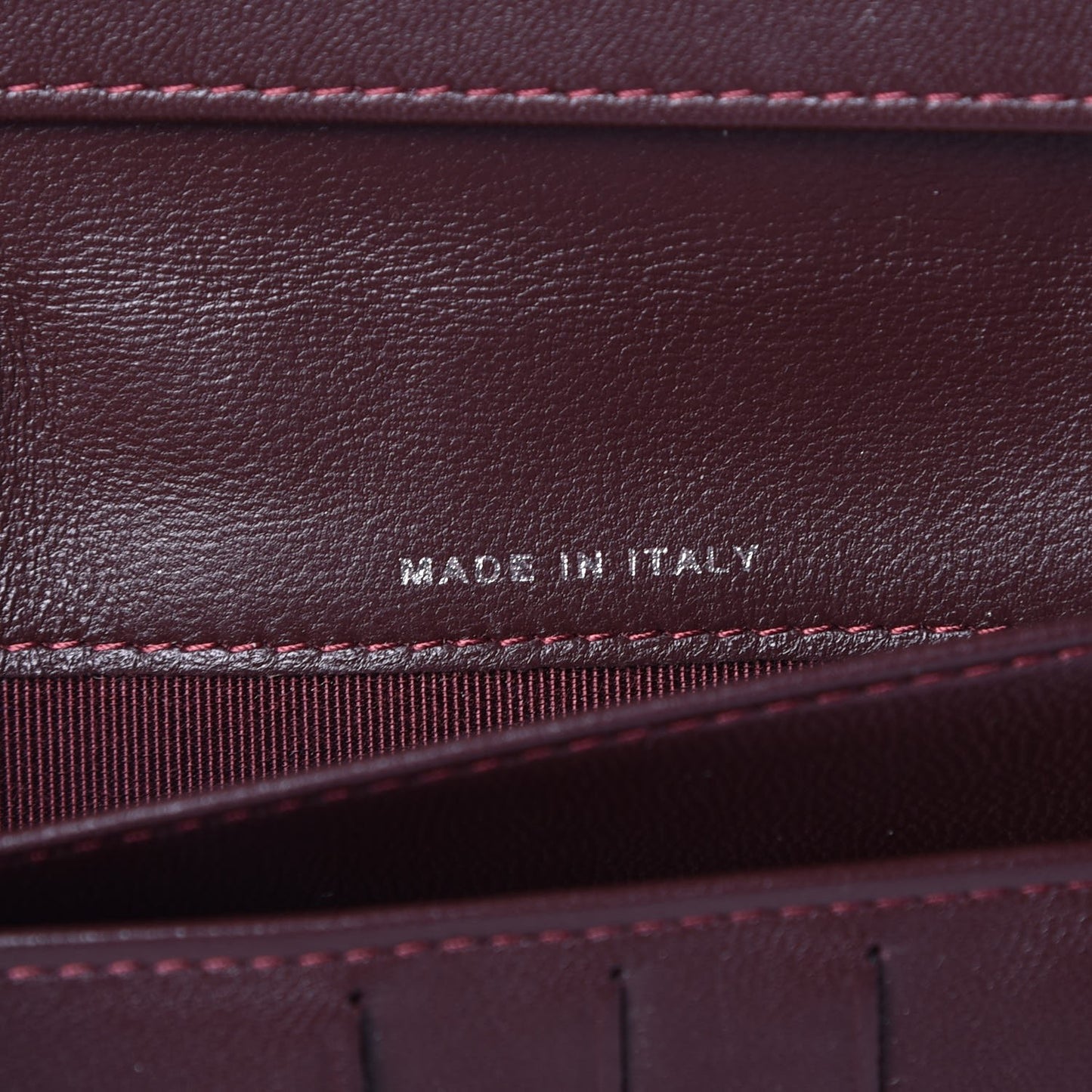 Lambskin Quilted Long Flap Wallet Black